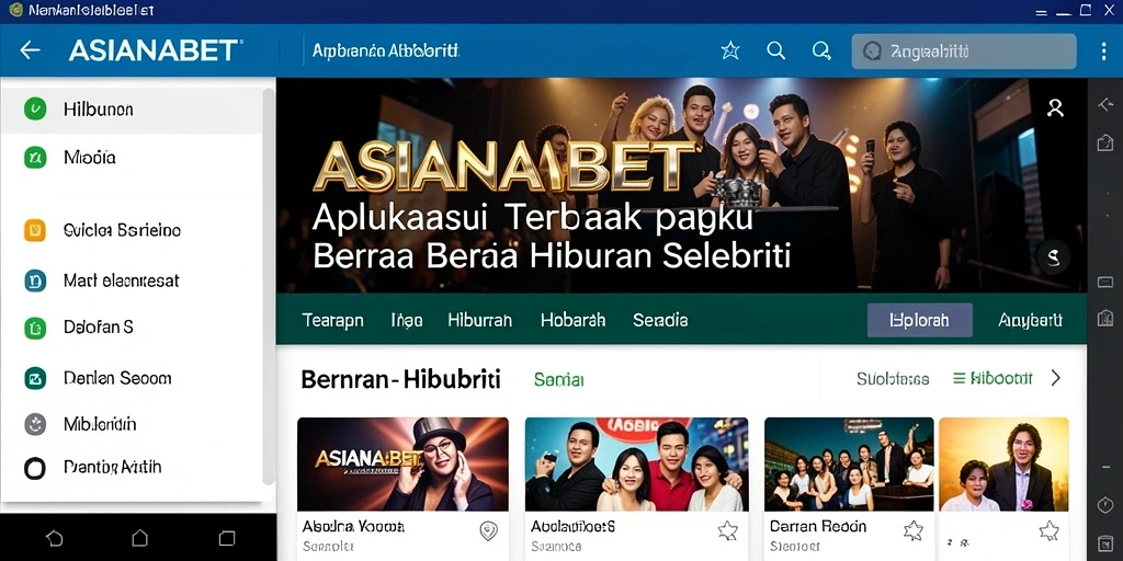 Tampilan antarmuka ASIANABET yang menarik dan informatif.