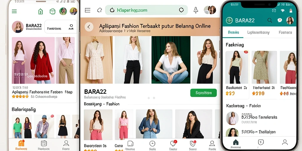 Tampilan antarmuka BARA22 yang modern dan user-friendly.