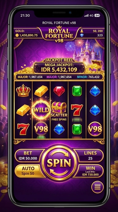 v98 tampilan beranda